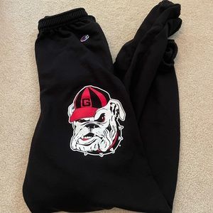 Champion Georgia Bulldog Oversized Sweatpants FREE SHIPPING